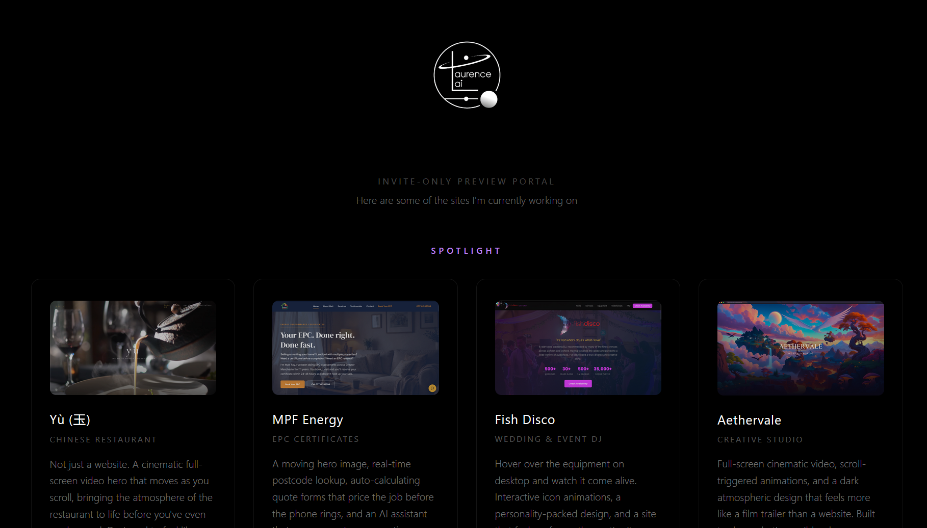 Destiny Designs preview portal