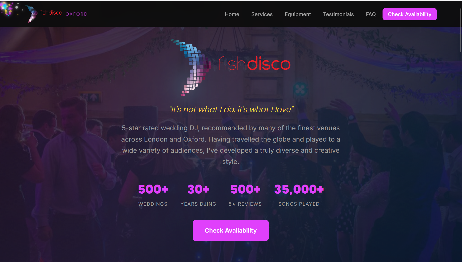 Fish Disco website